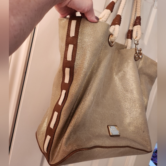 ××HP!!×× Michael Kors Nautical Gold Tote - Picture 11 of 16